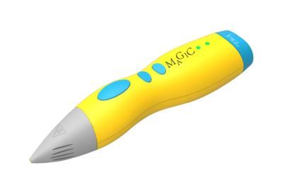 3D pen KREZ Magic P3D08, yellow